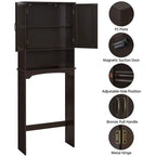 Yaheetech Bathroom Space Saving Organizer Over-the -Toilet
