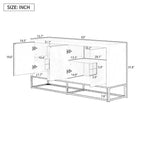 Sideboard with Adjustable Shelves