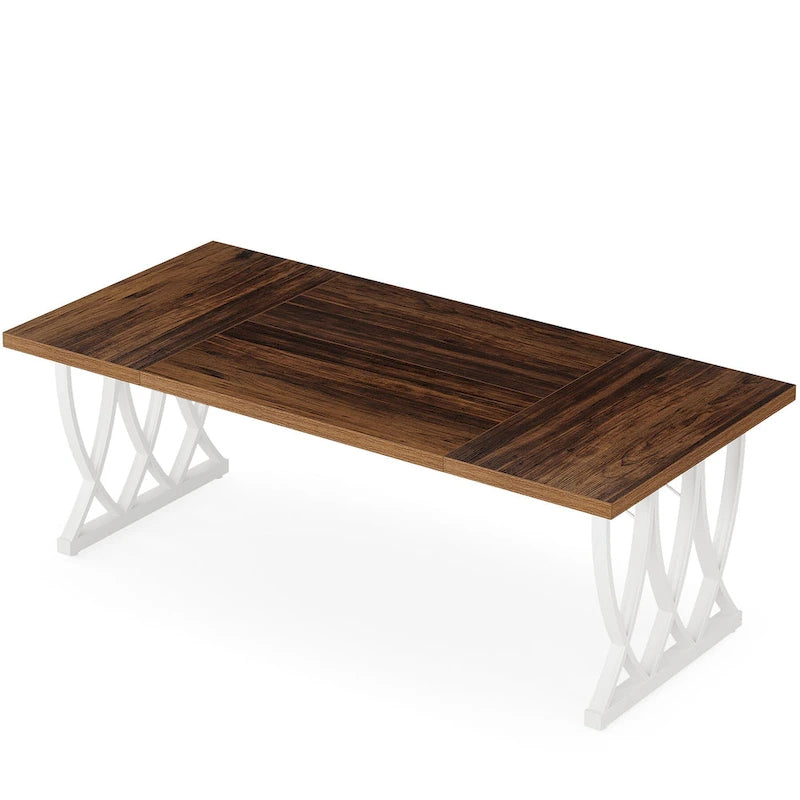 71 Wood Metal Home Office Executive Computer Desk Writing Table