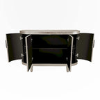Modern 47.2-Inch Decorative Storage Cabinet with Adjustable Shelves