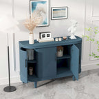 Modern 47.2-Inch Decorative Storage Cabinet with Adjustable Shelves