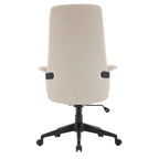 Leather Office Computer Chair Adjustable Height Swivel Desk Chair With Lumbar Support Inifini Collection