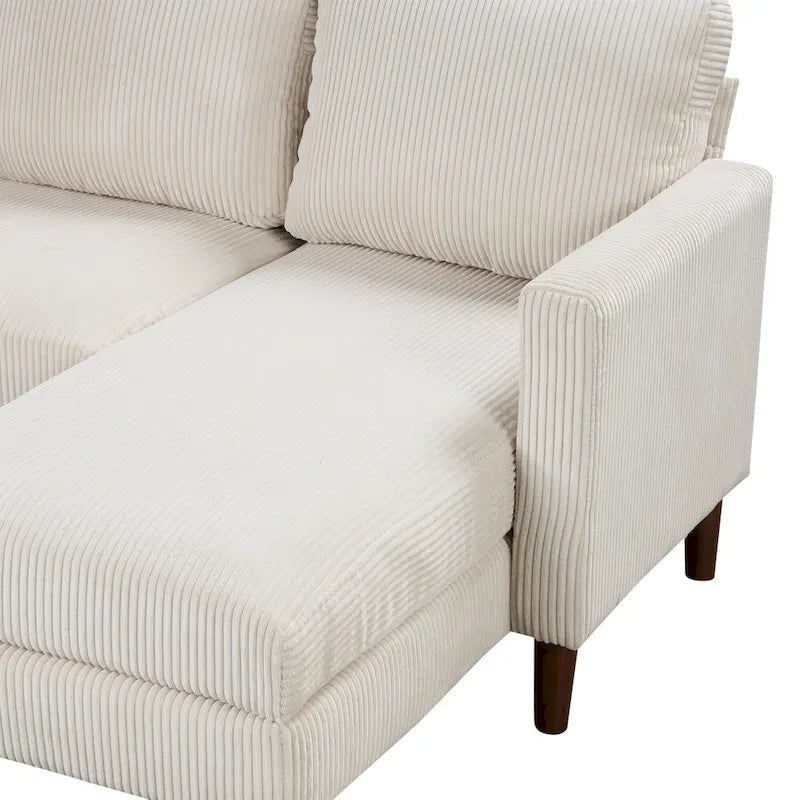 U-Shaped Cushion Modular Sofa for Living Rooms and Spacious Spaces