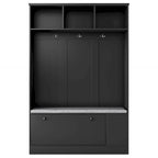 Merax 5-in-1 Entryway Hall Tree with Shoe Storage Bench