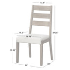 Lifestorey Palmer 5-Piece Dining Set with Storage